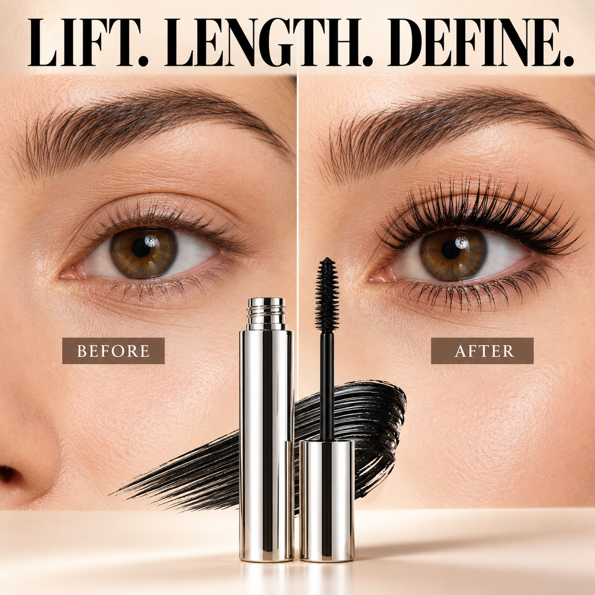Extra volumizing and lengthening mascara – all-day curl and radiant eyes