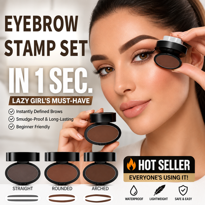 Deluxe LOVILDS EYEBROW Stamp Set – Perfect, Defined Brows in Seconds